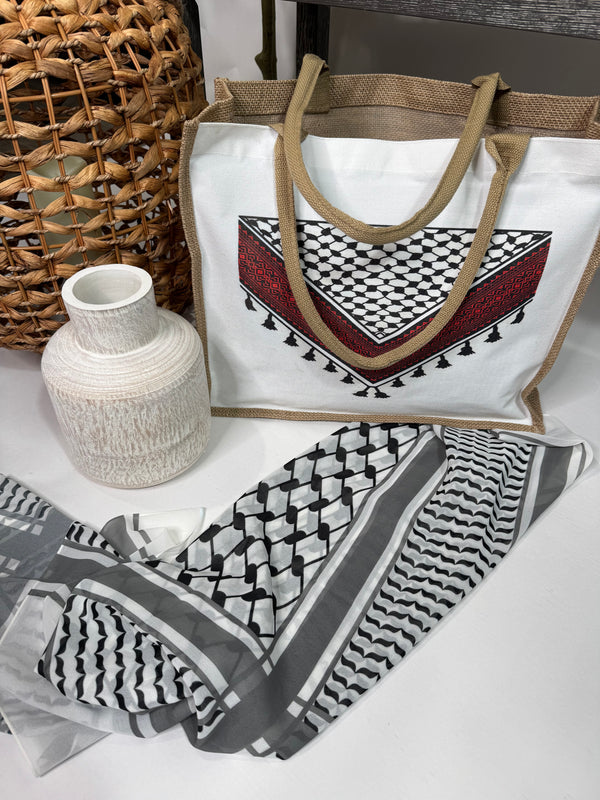 Black and Red Hatta TOTE