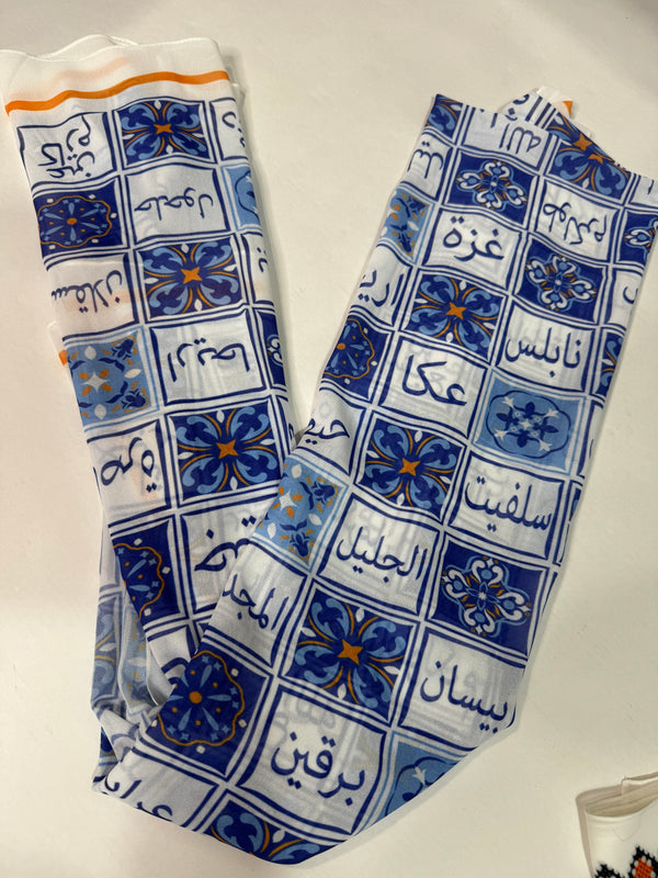 Palestinian Cities Scarf